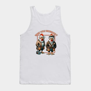 Wire You Worried, Handy Chicken Electricians Tank Top